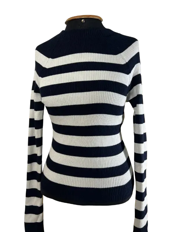 Blusa Tricot Listrada Manga Longa