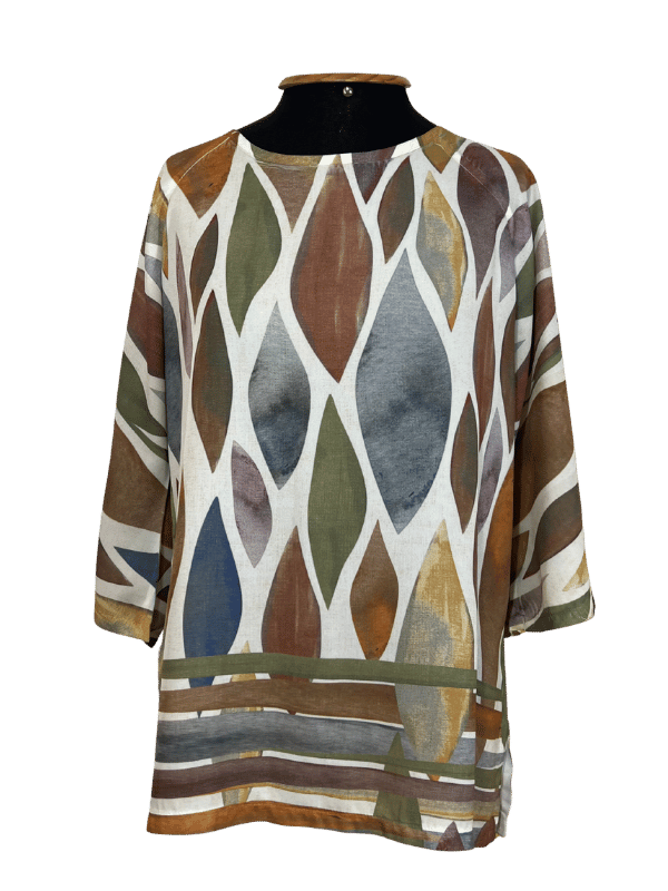 Blusa Aquarela Geométrica