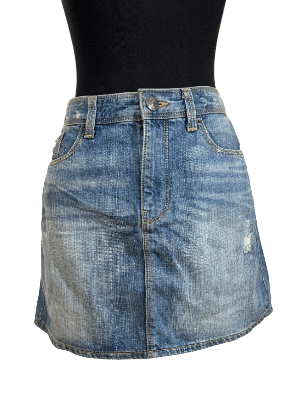 Saia Jeans Lavagem Média