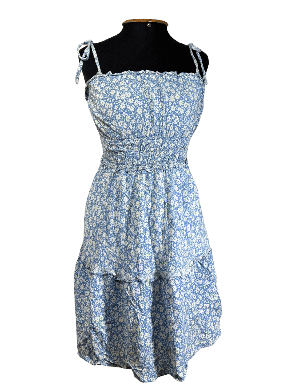 Vestido Floral Azul